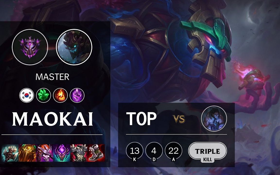 【韩服大师局】【上单】茂凯 vs 塞拉斯 - 10.