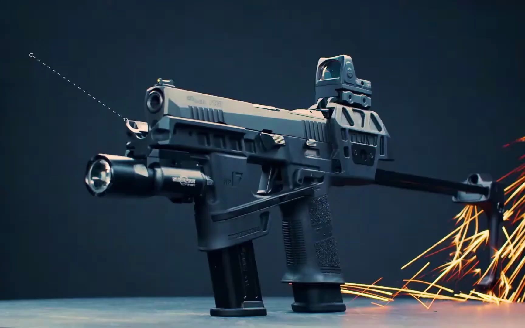 短小精悍再升级-flux raider mp17手枪扩展件丨火器