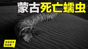 蒙古死亡蠕虫：跟着它就能找到成吉思汗的宝藏｜自说自话的总裁
