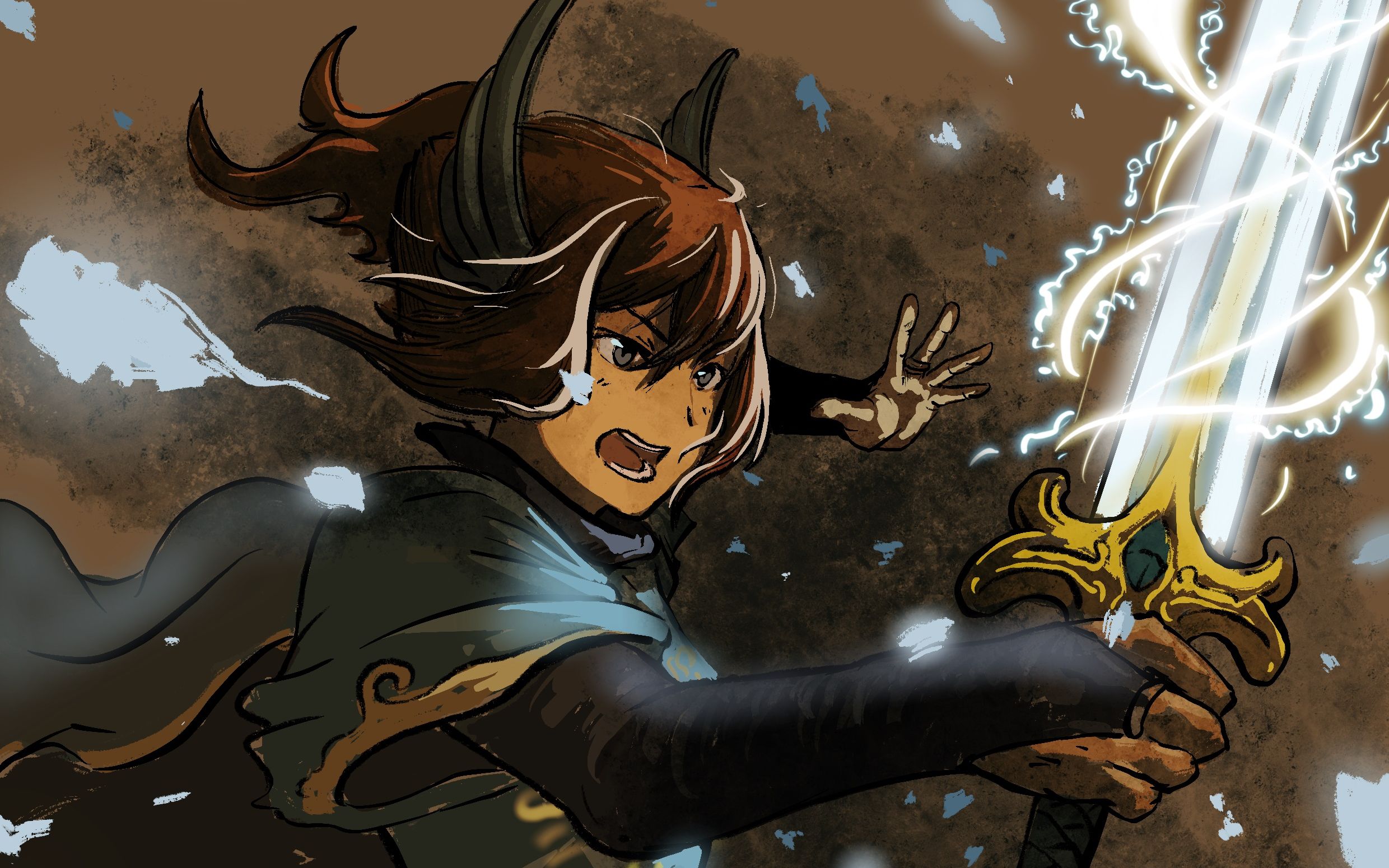 【八方旅人】人物形象绘制-符文大师-特蕾莎