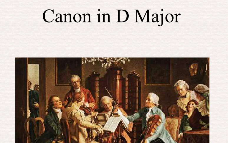 [图]【Canon in D Major|总谱】Pachelbel Canon in D Major 世界经典曲目卡农