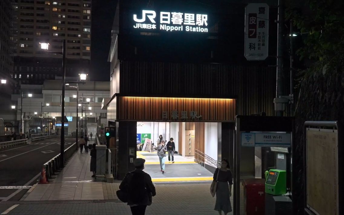 [图]【超清日本】漫步夜晚的东京日暮里駅 万圣节公墓-没有恶作剧，安静，不可怕 (1080P高清版) 2022.10