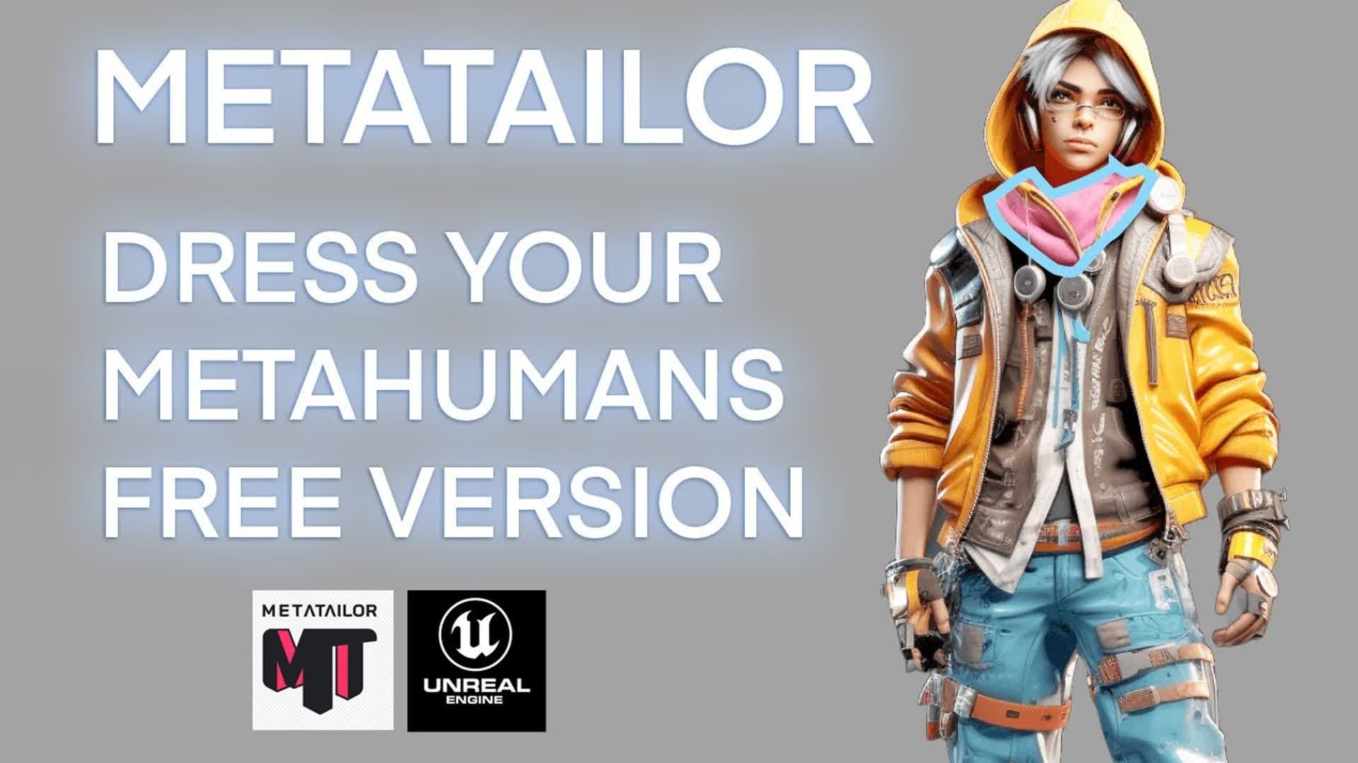 [中字]ue5 metahumans 的 metatailor - noob