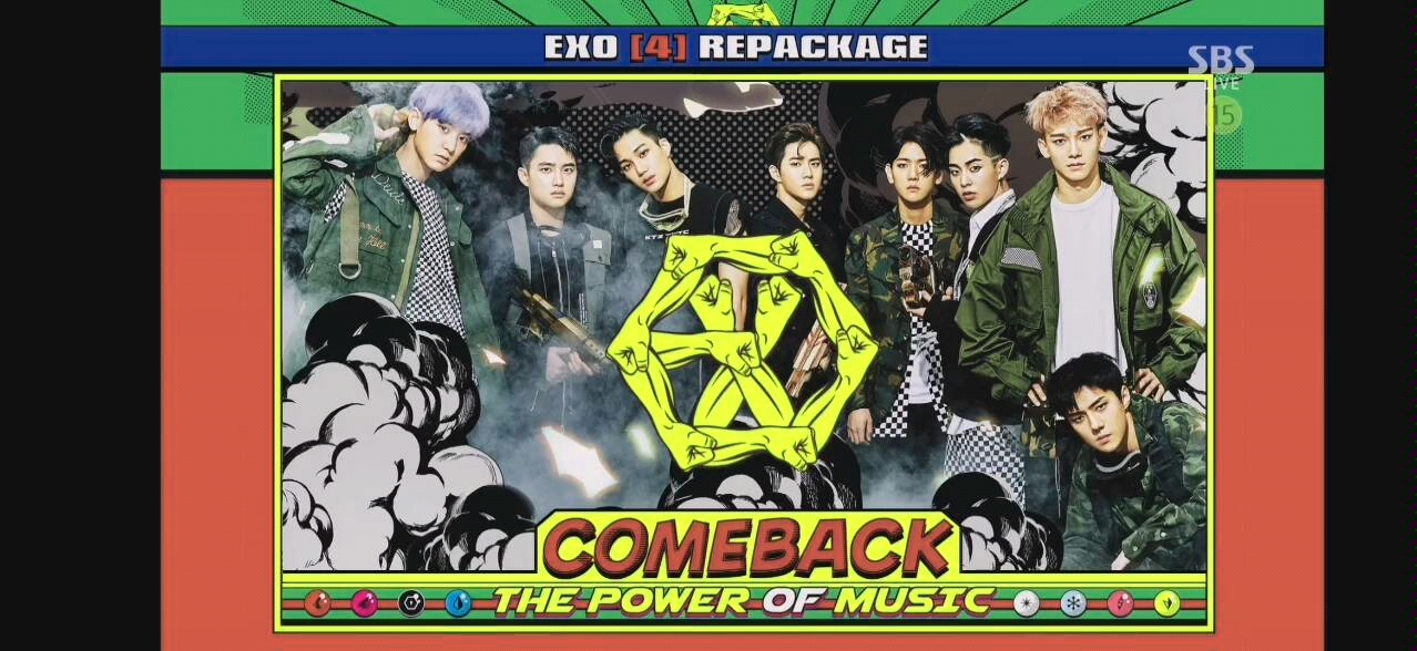 exo《power》sbs 170910 超清现场!