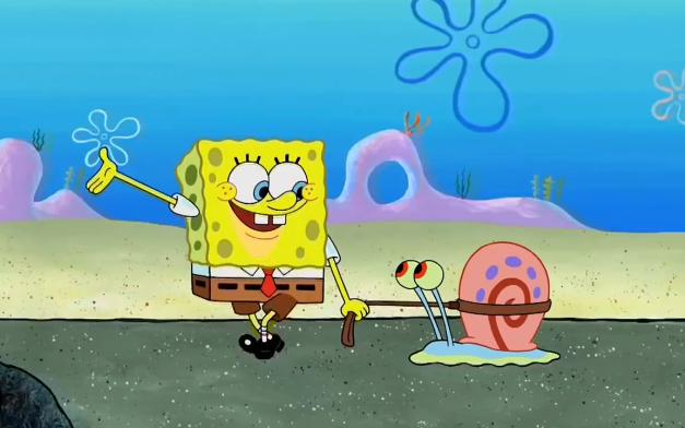 善良的海绵宝宝好心收留了无数只的蜗牛,结果却是害人