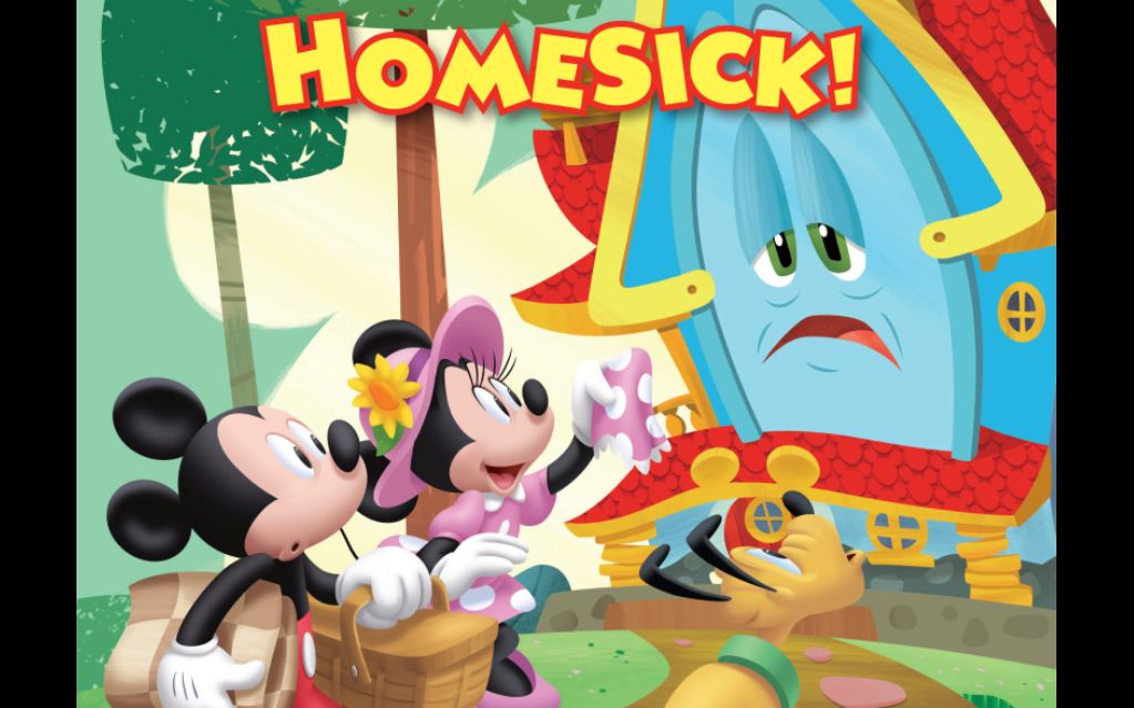 [图]World of Reading Mickey Mouse Funhouse: Homesick! by Disney Books 英语原版原声绘本