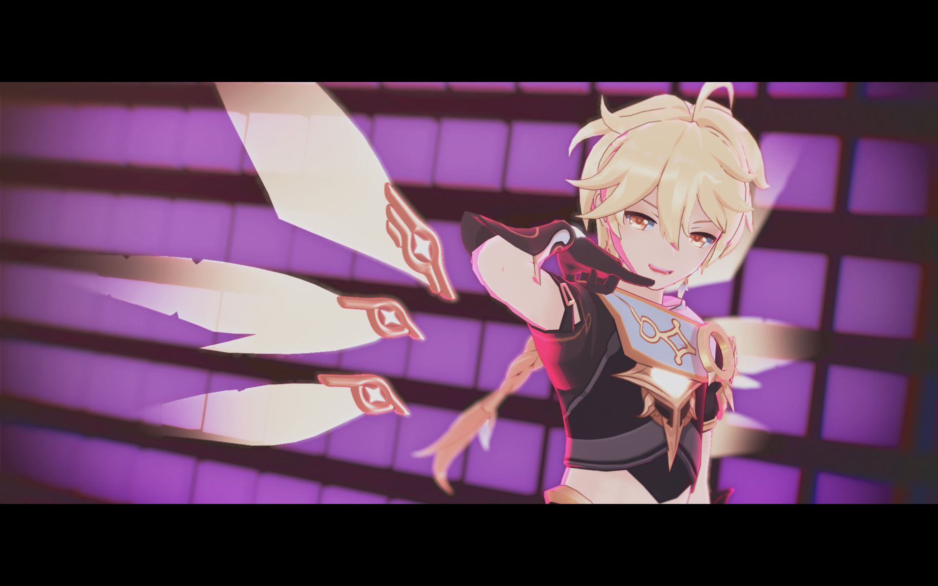 原神mmd只是想看看小翅膀的物理旅行者空22325