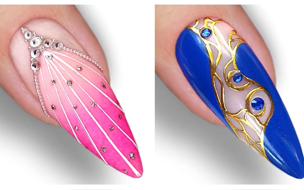 【美甲】适合喜欢长指甲的艺术美甲理念