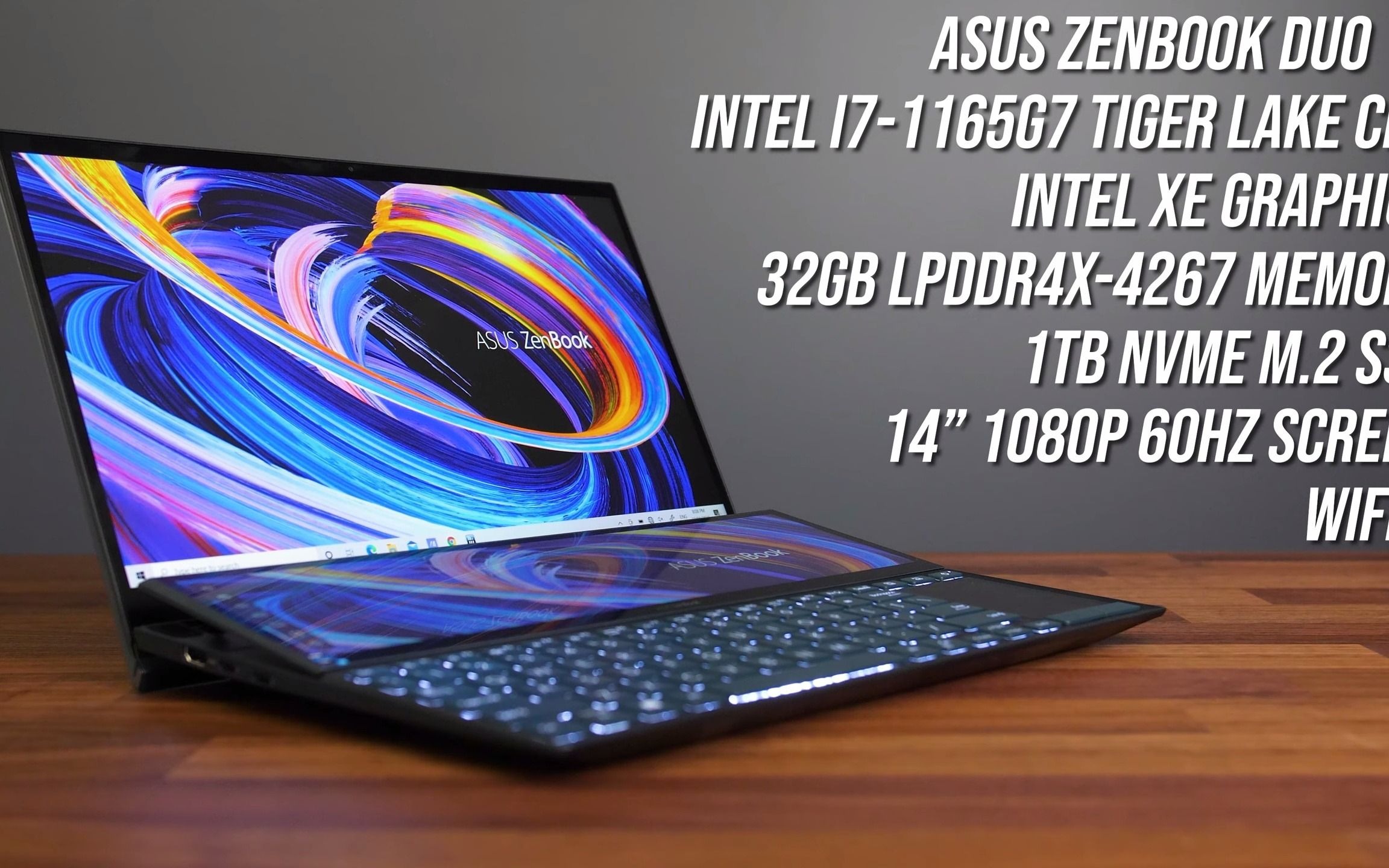 【笔记本测评】华硕asus zenbook duo 14 ux482 双屏笔记本测评