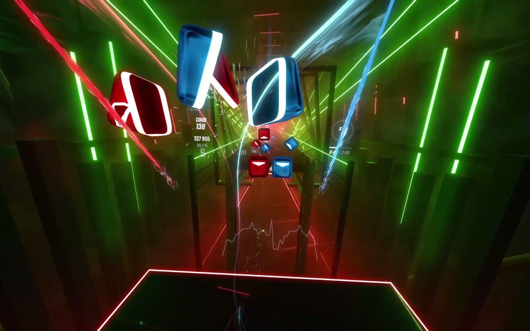 喜欢vr和音游的强烈安利这款vr游戏:节奏光剑