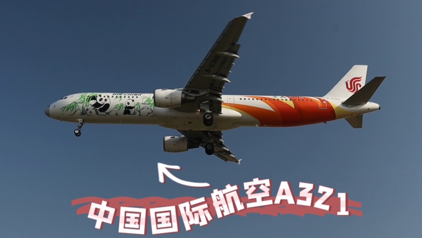 國航空客a321降落