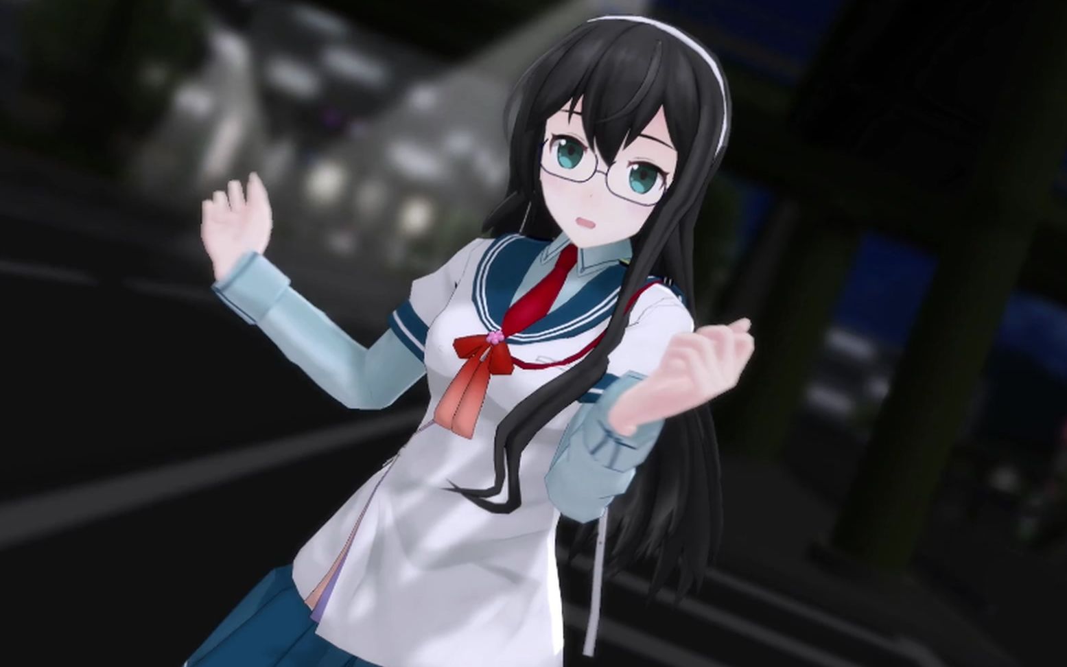 【mmd舰c】大淀 fly to night, tonight_哔哩哔哩_bilibili