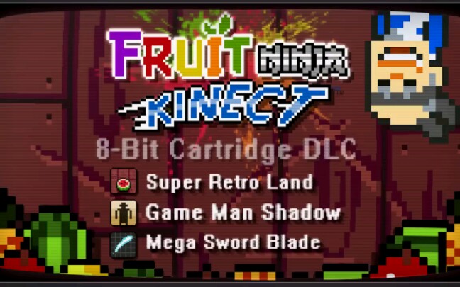 [图]Fruit Ninja Kinect 8-Bit DLC宣传片