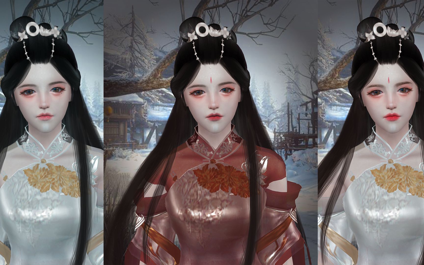 模拟人生4尝试捏个古风的女娃在古风的边缘试探