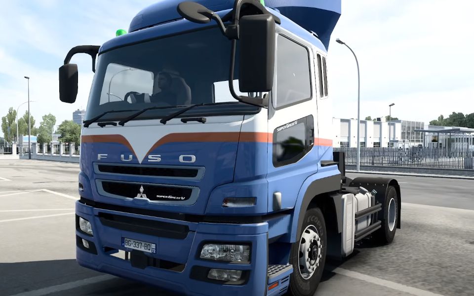 欧卡2mod霓虹战车三菱扶桑更新mitsubishifusoets2mod143