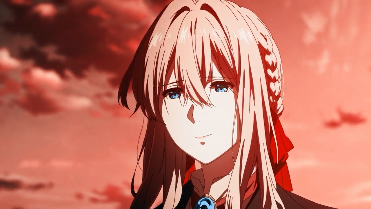 温柔且治愈的笑容#薇尔莉特##紫罗兰永恒