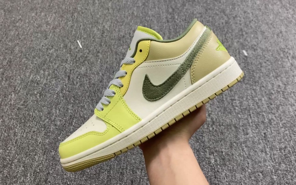 aj1 low低帮 白绿!货号:fd9906-131!尺码:35.5-45!市售最高品质!