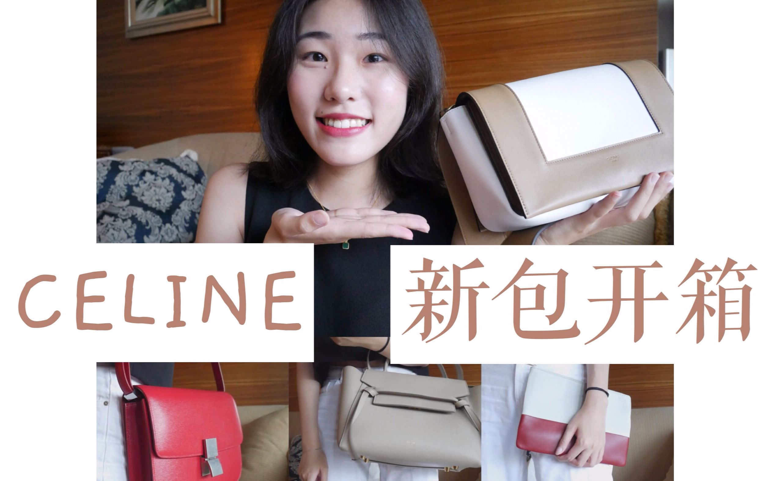 CELINE FRAME 新包开箱| 其他款式使用心得| CLASSIC豆腐包 & BELT鲶鱼包|哔哩哔哩bilibili