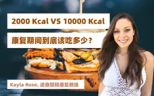 Download Video: 【恰饭字幕组】2000kcal VS 10,000kcal：进食障碍康复应该吃多少？