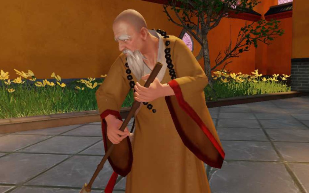 一梦江湖当我带三个亲友撞了八次扫地僧没被打死是我跑得快