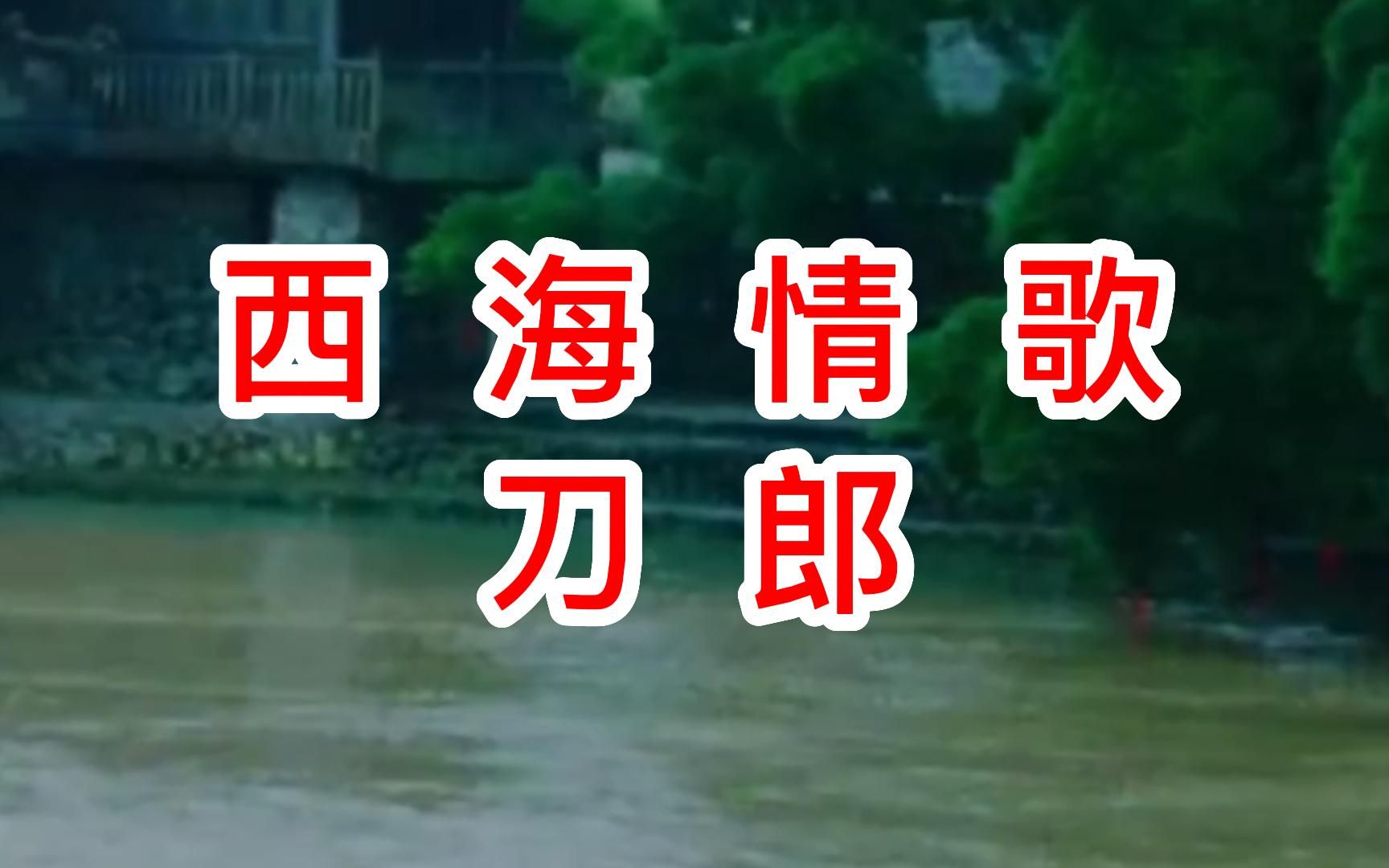 刀郎深情演唱《西海情歌》歌聲感人至深,傷感催淚