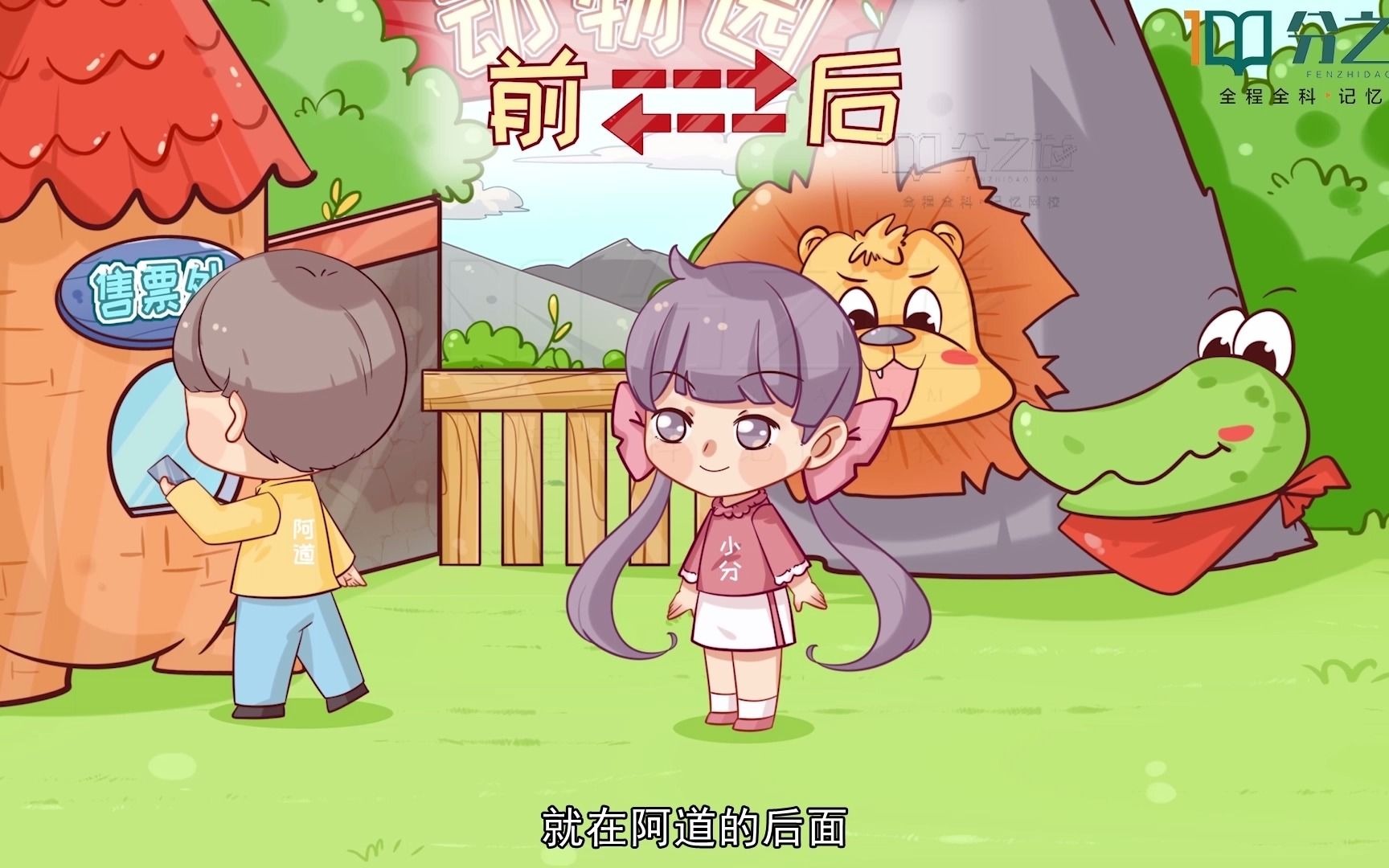 一年级小学数学谁在谁的前面或者后面呢位置