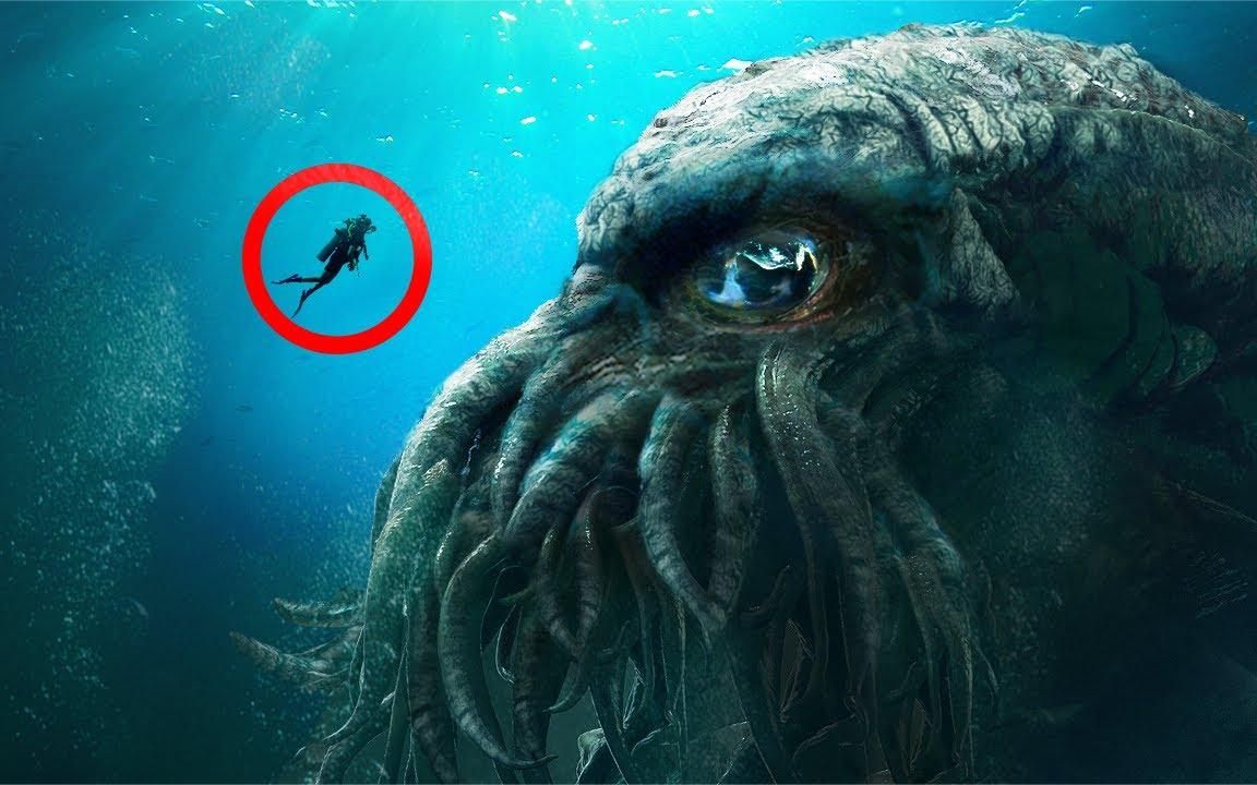 欧神话中的真实海怪到底是啥?深海生物为何进化的如此巨大?