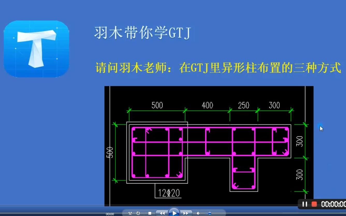 造价答疑第十六期:在GTJ里异形柱布置的三种方式哔哩哔哩bilibili