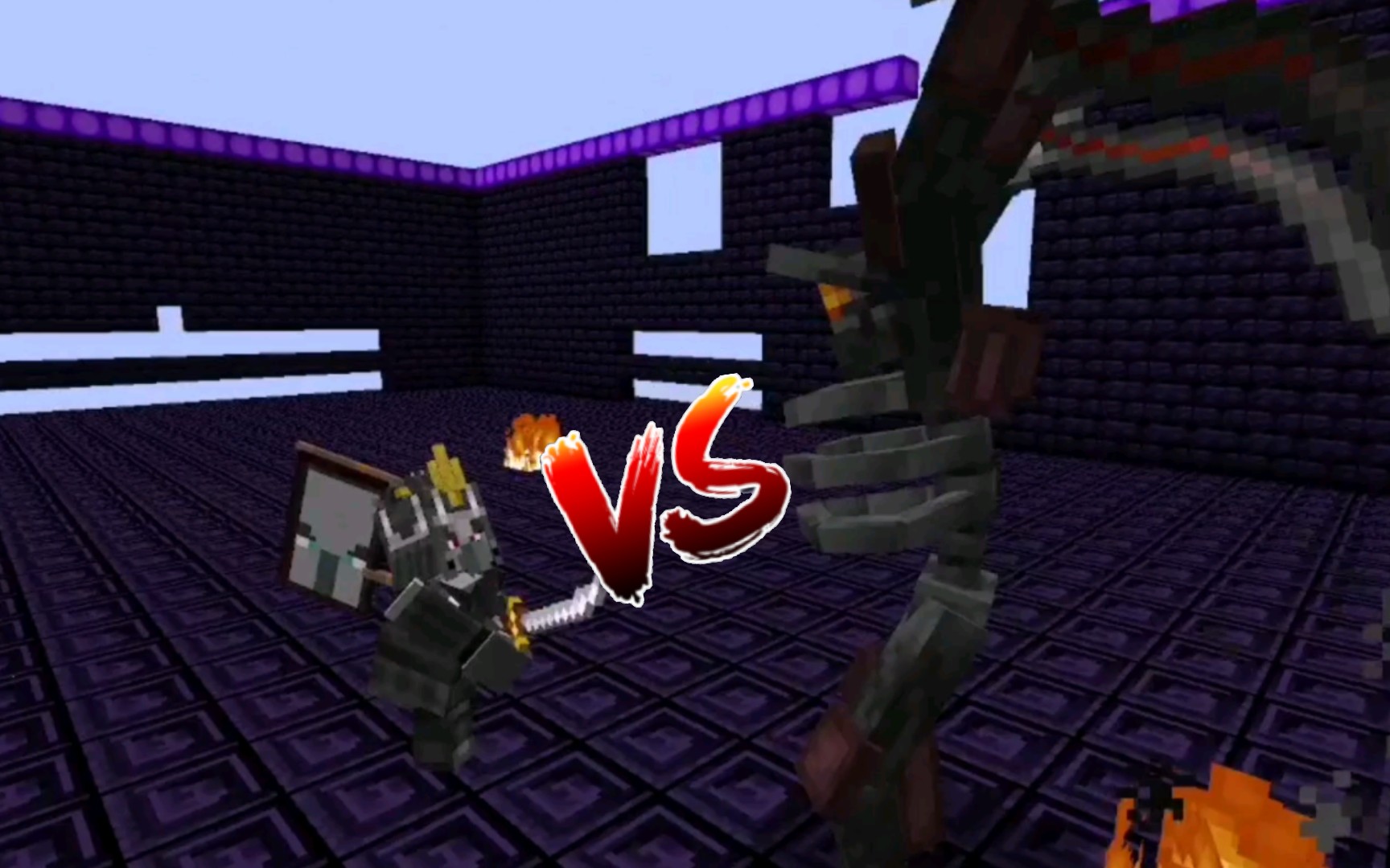 突变凋零骷髅vs幕府将军(mc模组对决)