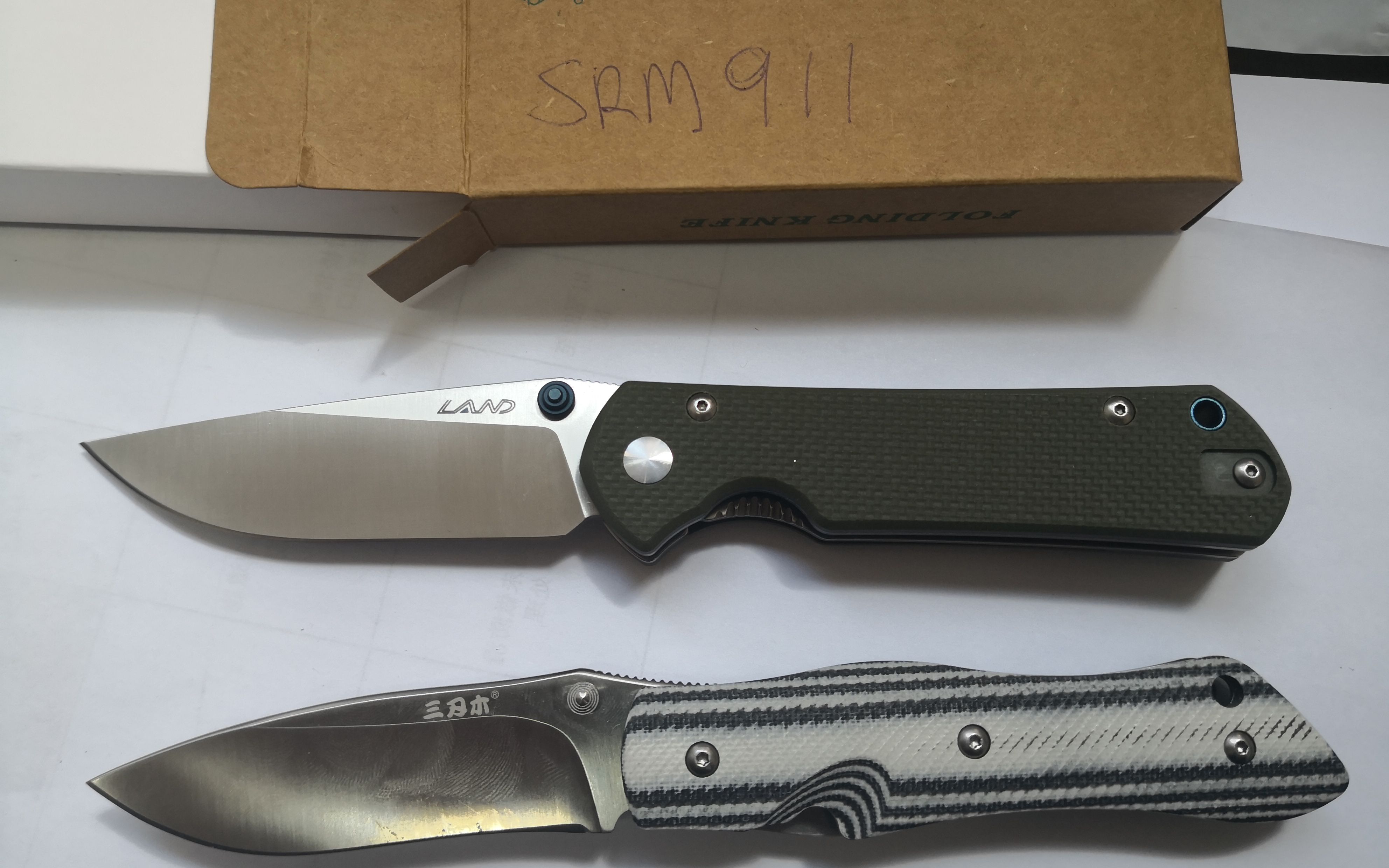 三刃木折刀 911粗糙开箱视频,三刃木911折刀,三刃木9系折刀 粗糙开箱