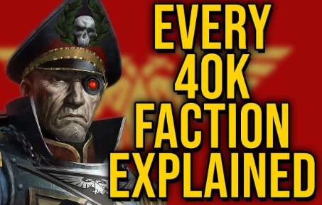 [图]Every single Warhammer 40k (WH40k) Faction Explained | Part 1