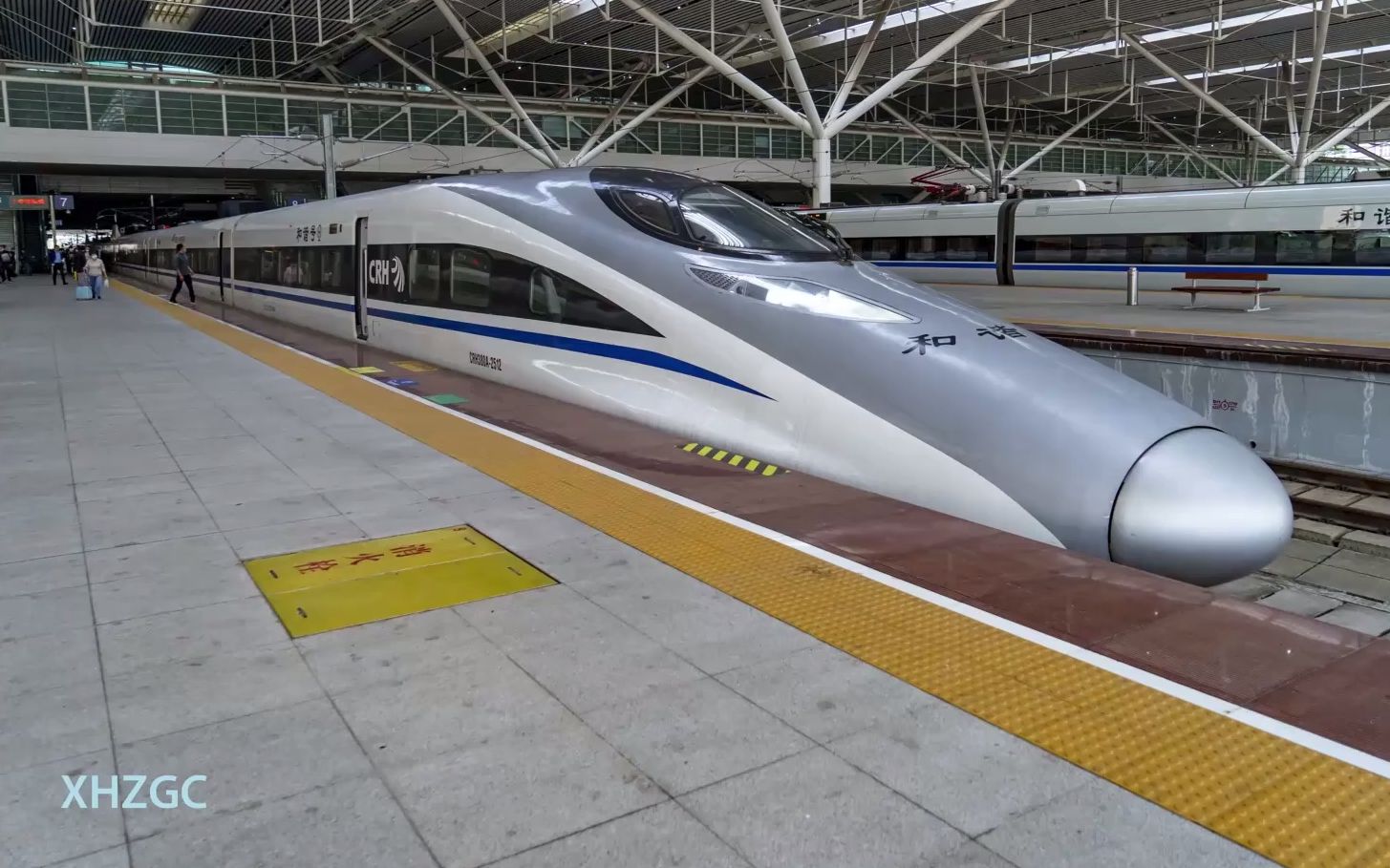 昆明局crh380a车内报站广深港客运专线广州南预告