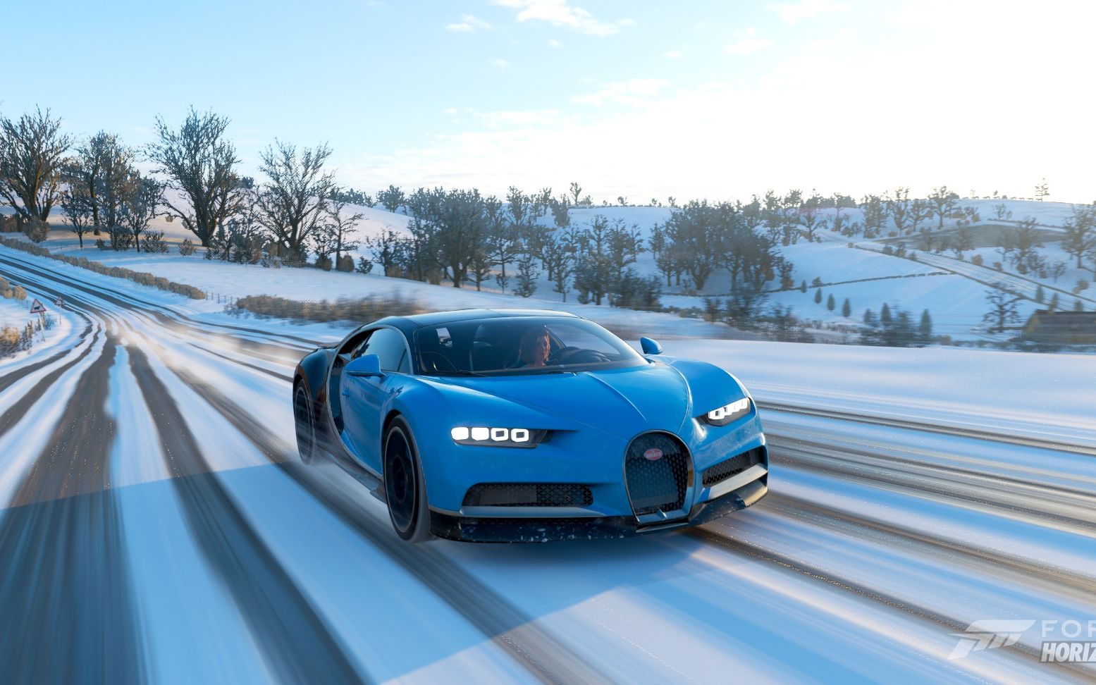 极限竞速地平线4 拍卖bugatti chiron 参加环岛赛事