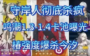 Descargar video: 鸣潮：1.3-1.4卡池抽取曝光！守岸人彻底杀疯，春节卡池下猛料！椿强度超今汐！