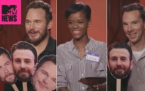 [图]???? The 'Avengers Infinity War' Cast Play ‘Know Your Chris’ ????