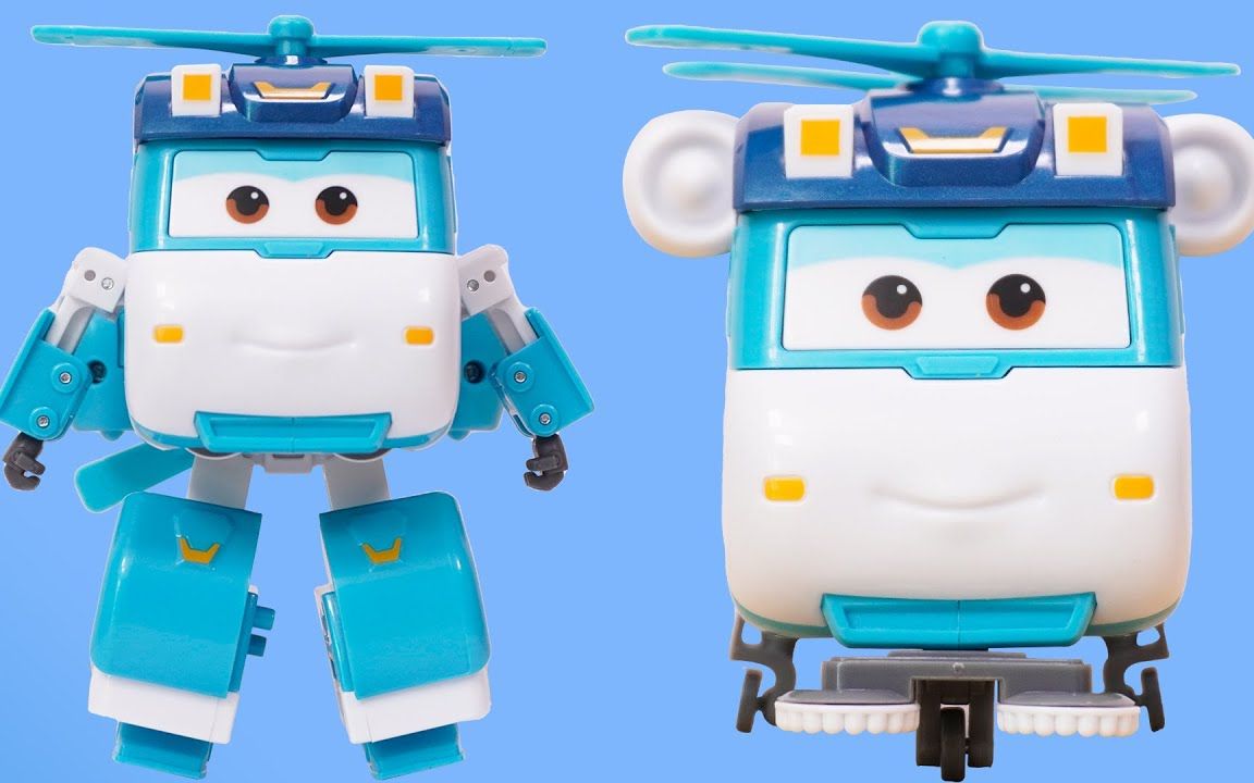 玩具拆箱:超级飞侠大宝的变形机器人 早教 益智 育儿 玩具动画