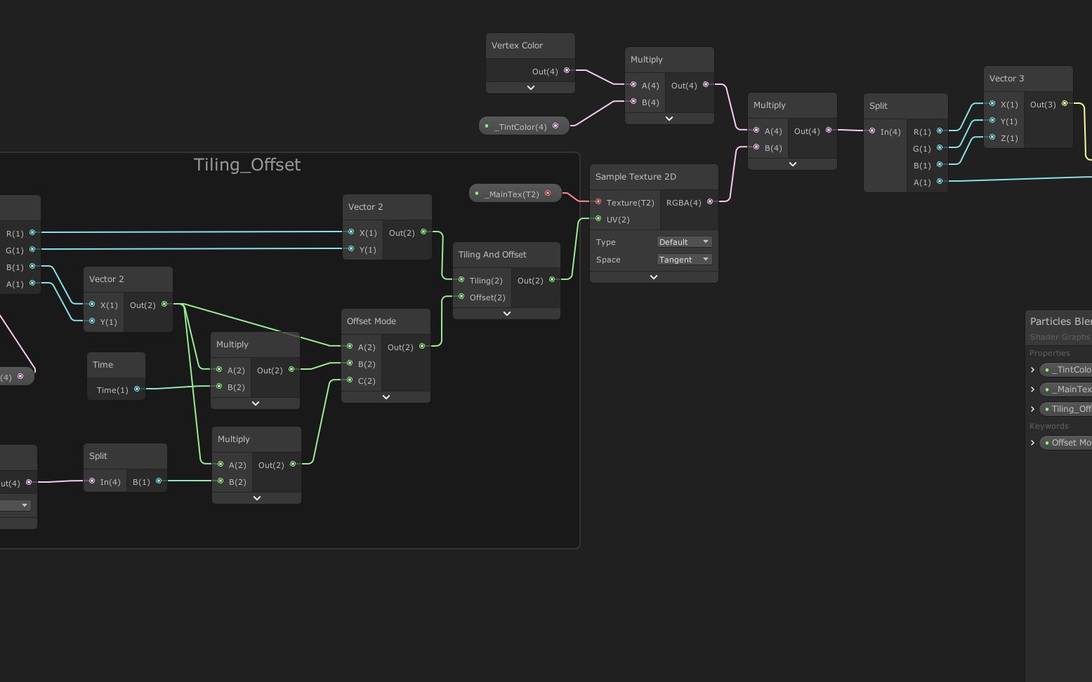 Shader Graph_特效常用Shader:Tiling和3种位移方式_哔哩哔哩_bilibili