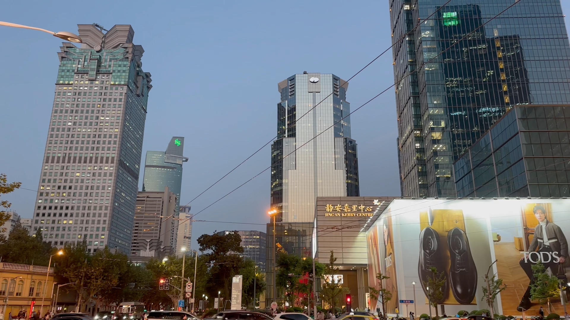 上海静安区迷人夜景