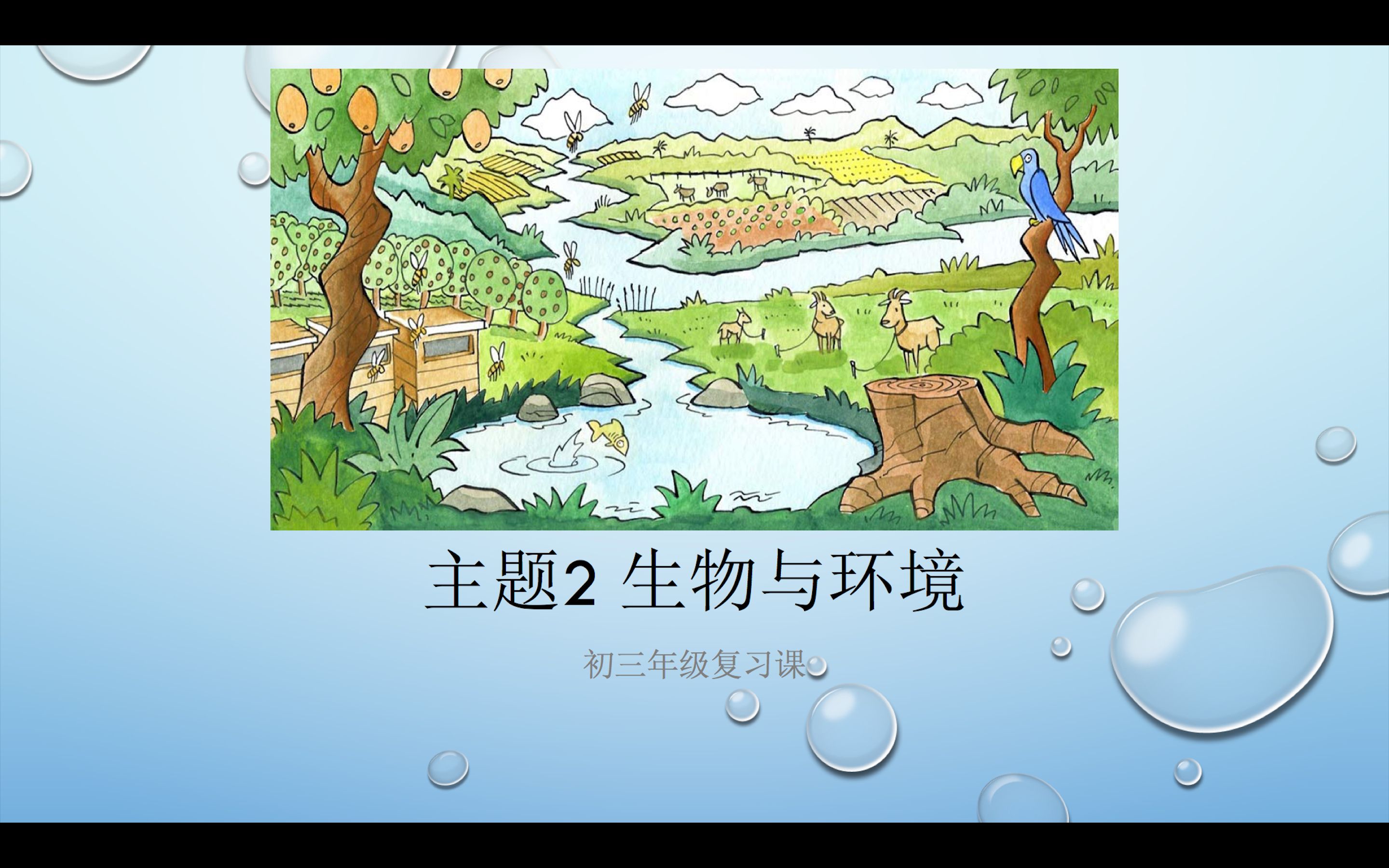 (NEW)【生哥讲生物】主题2 生物与环境——中考生物复习(疫情期间生哥受邀在北京某教师进修学校直播的视频)哔哩哔哩bilibili