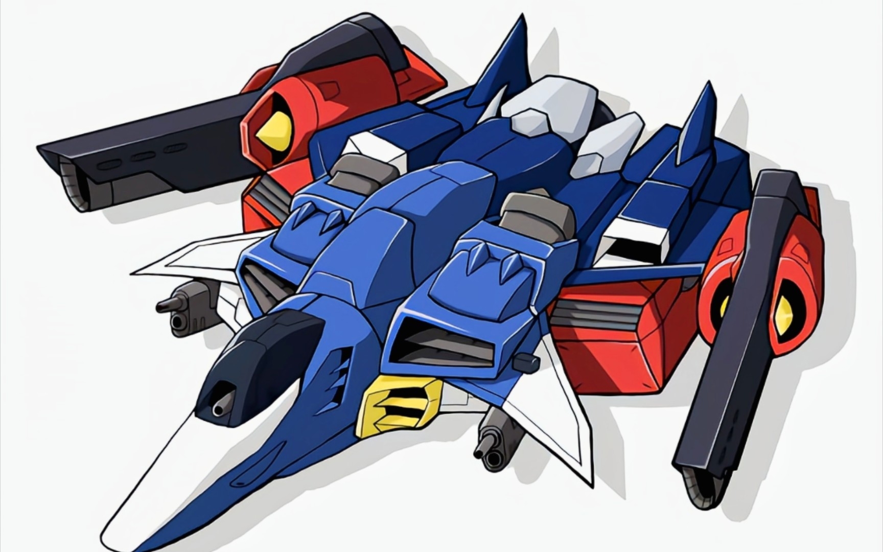 超级机器人大战α外传 空中霸王高达 g猎鹰合体战斗动画