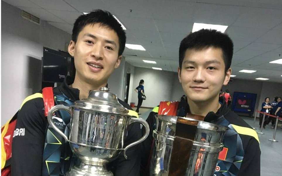 哇哈2015中国公开赛男单4强樊振东vs许昕