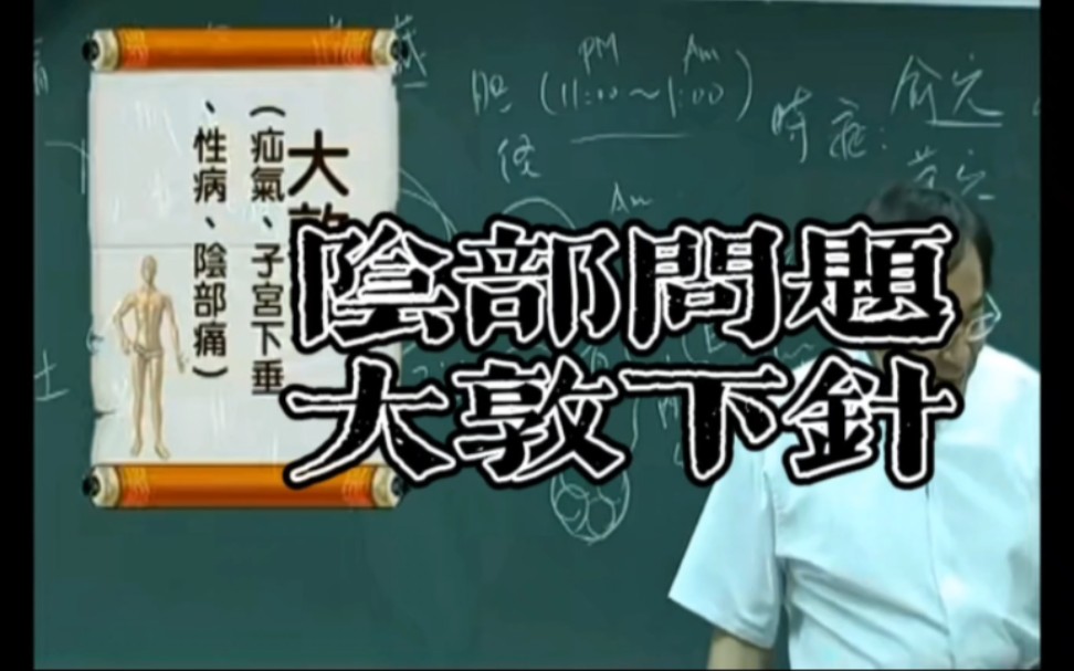 疝气、子宫下垂、性病、阴部问题找大敦穴治疗哔哩哔哩bilibili