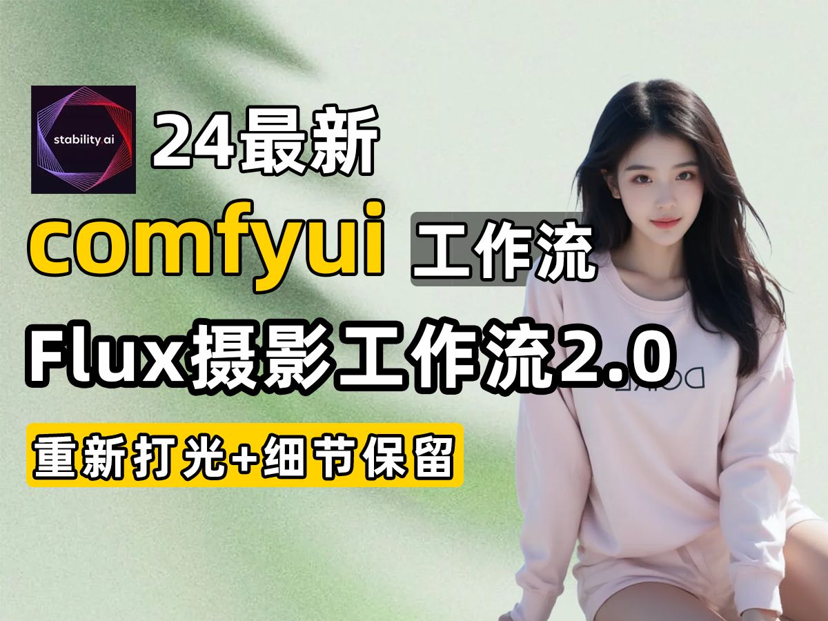 【comfyui工作流】Flux产品摄影工作流2.0!ControlNet+ICLight重新打光+细节保留,一键抠图换背景,小白轻松驾驭,有手就行!哔哩哔哩bilibili