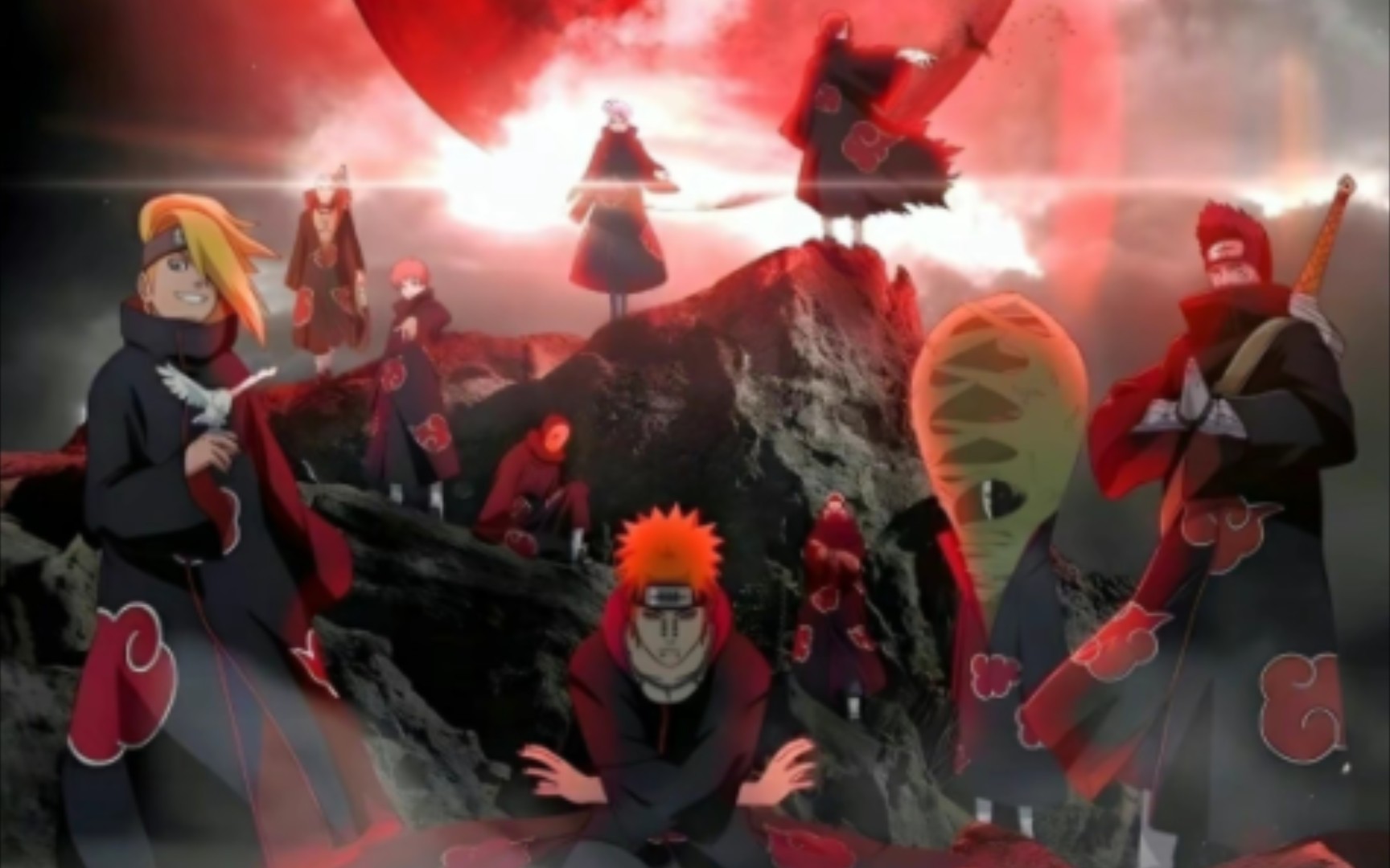 【火影忍者究极风暴/晓/斑/超燃/60帧】感受最强战力组织vs宇智波斑