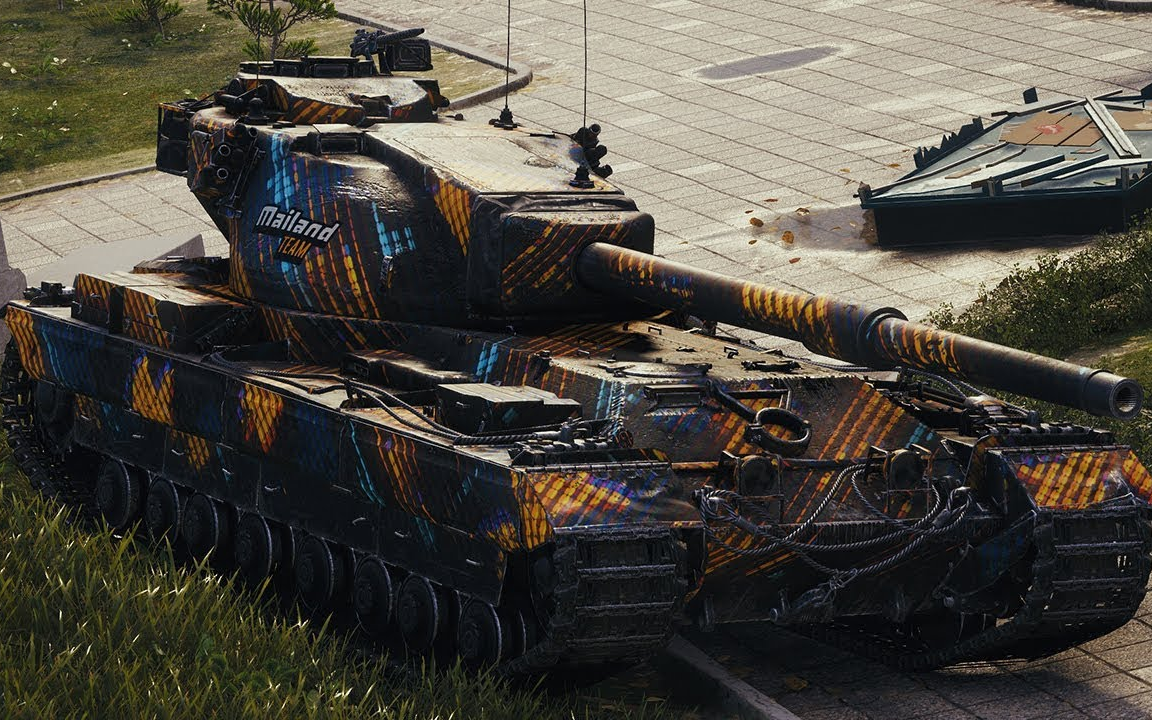 [lacho wot replays] 坦克世界 fv215b - 5杀 0.