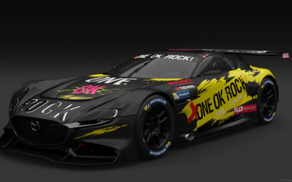 gt7马自达gt3涂装,one ok rock 自制涂装,摇滚风希望大家喜欢!