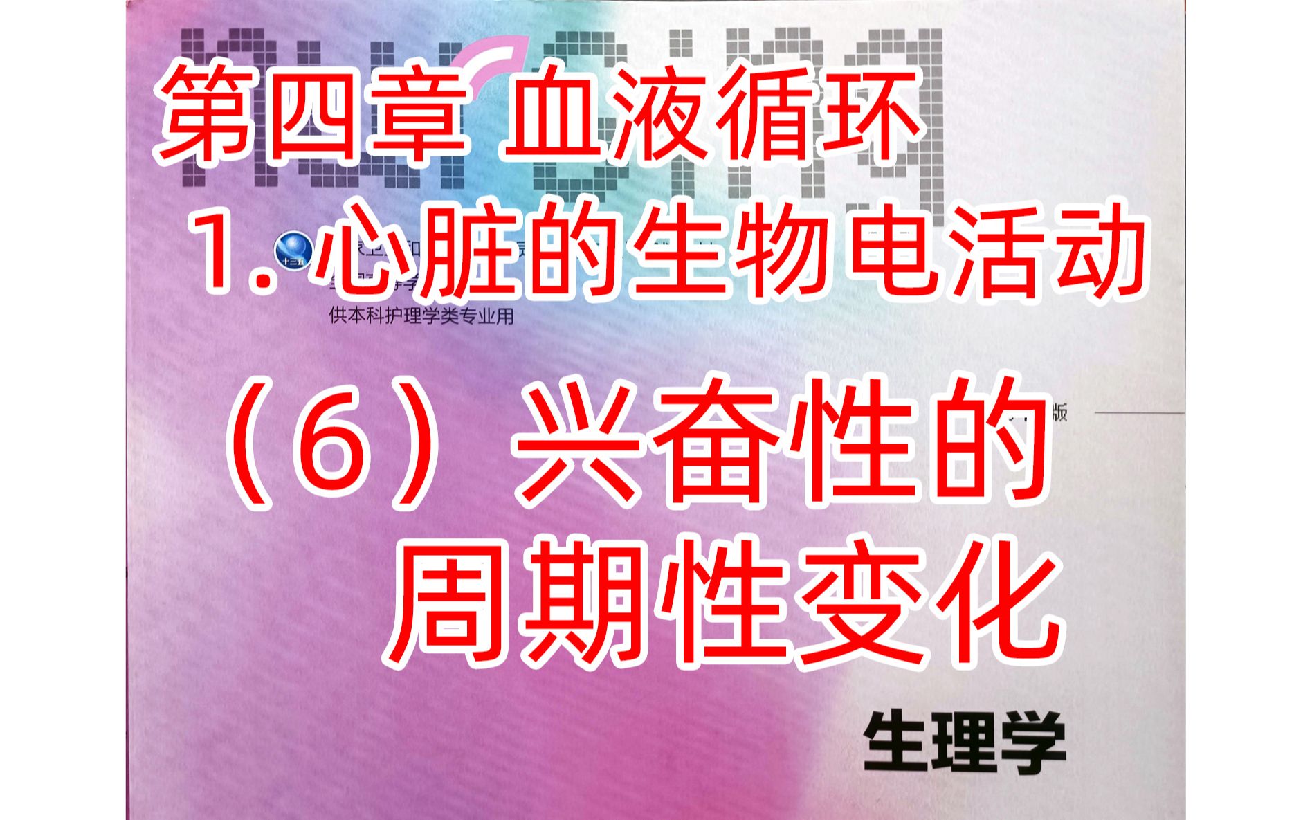 《生理学》循环6兴奋性的周期性变化、期前收缩哔哩哔哩bilibili