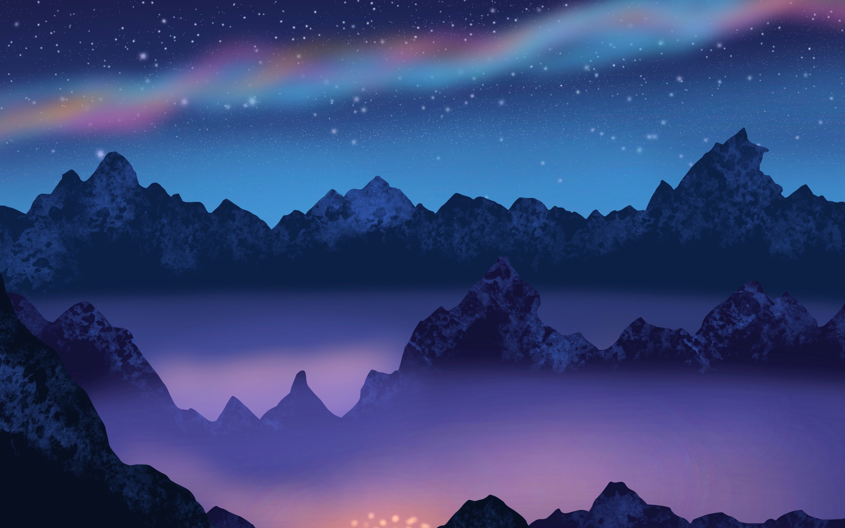 【油管搬运】procreate手绘教程超详细讲解之夜空中最