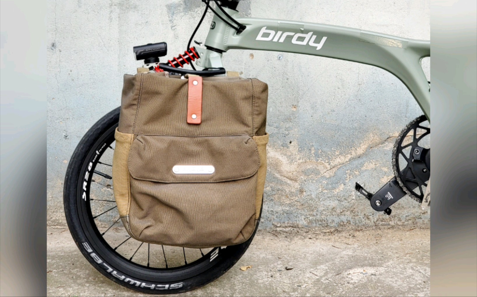 鸟车birdy折叠自行车前驮包安装支架