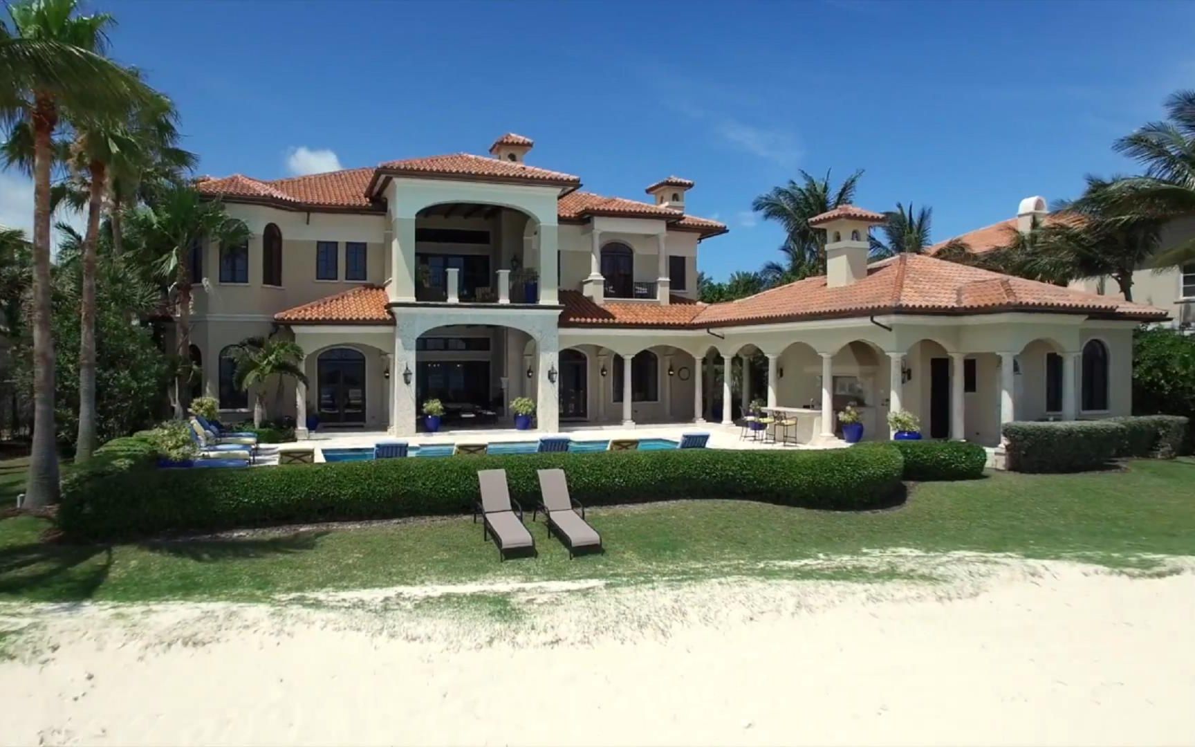 享受巴哈马温暖阳光的美丽海景别墅